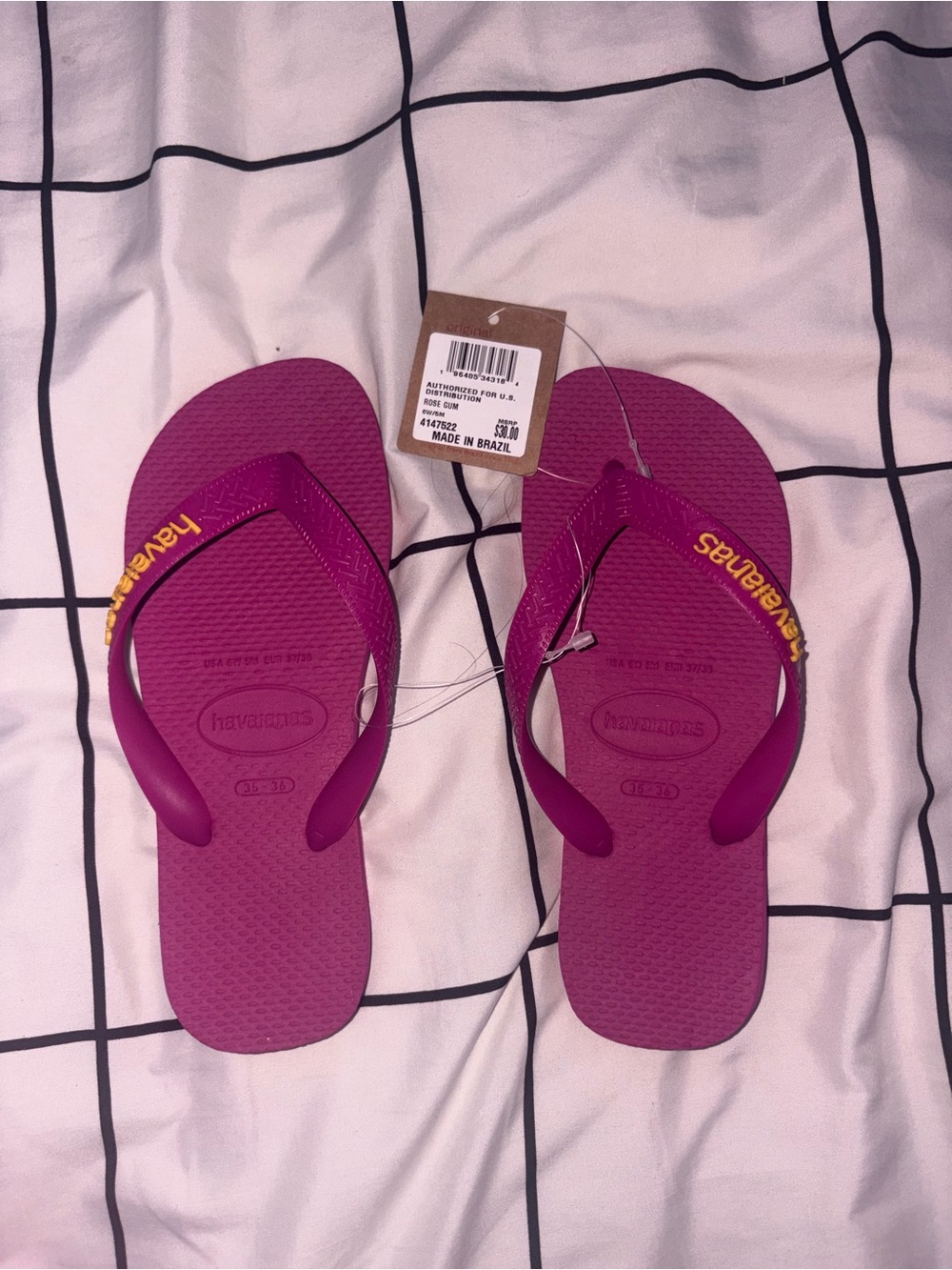 Havaianas Rose Gum Pink Flip Flops